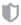 Half shaded privacy shield icon